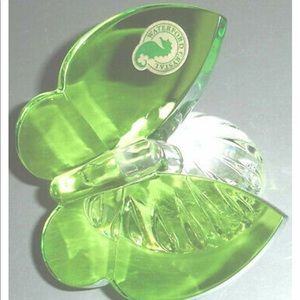 Waterford Crystal Green Butterfly